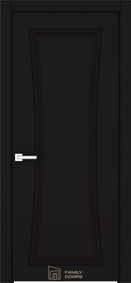 Межкомнатная дверь EC/2.3./Ral9005 (700×2000 мм)