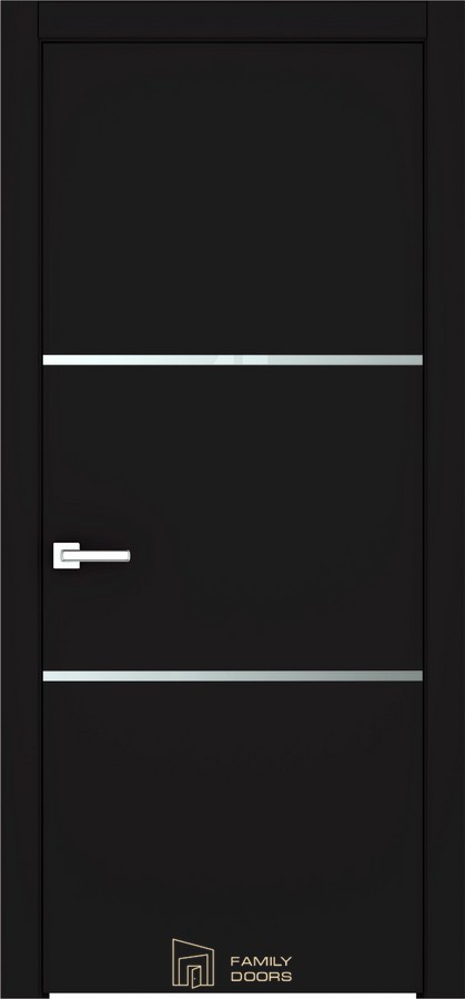 Межкомнатная дверь ELf/2./Ral9005 (800×2000 мм)