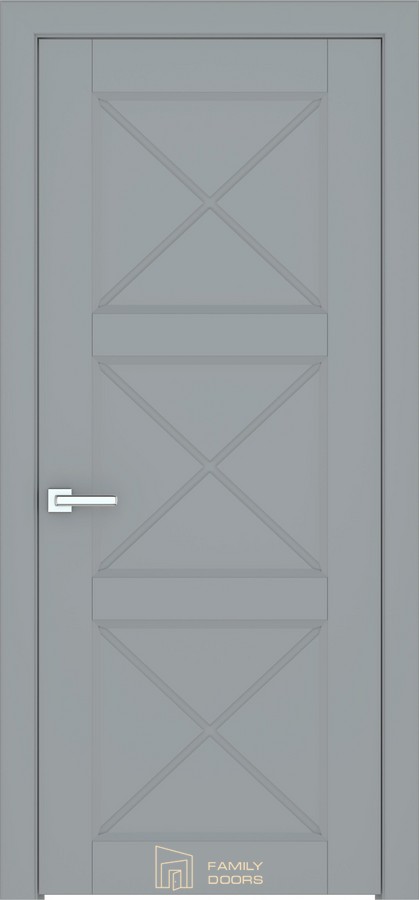Межкомнатная дверь EC/1.1./Ral7036 (700×2000 мм)